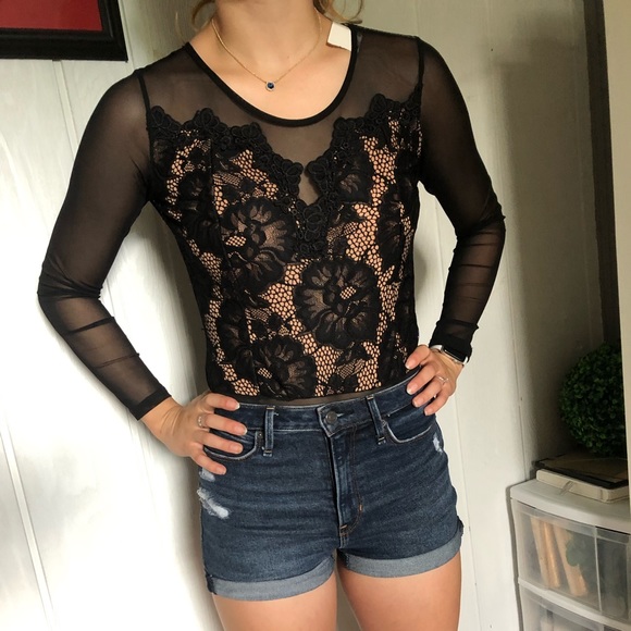 Sexy lace and mesh bodysuit - Picture 6 of 8